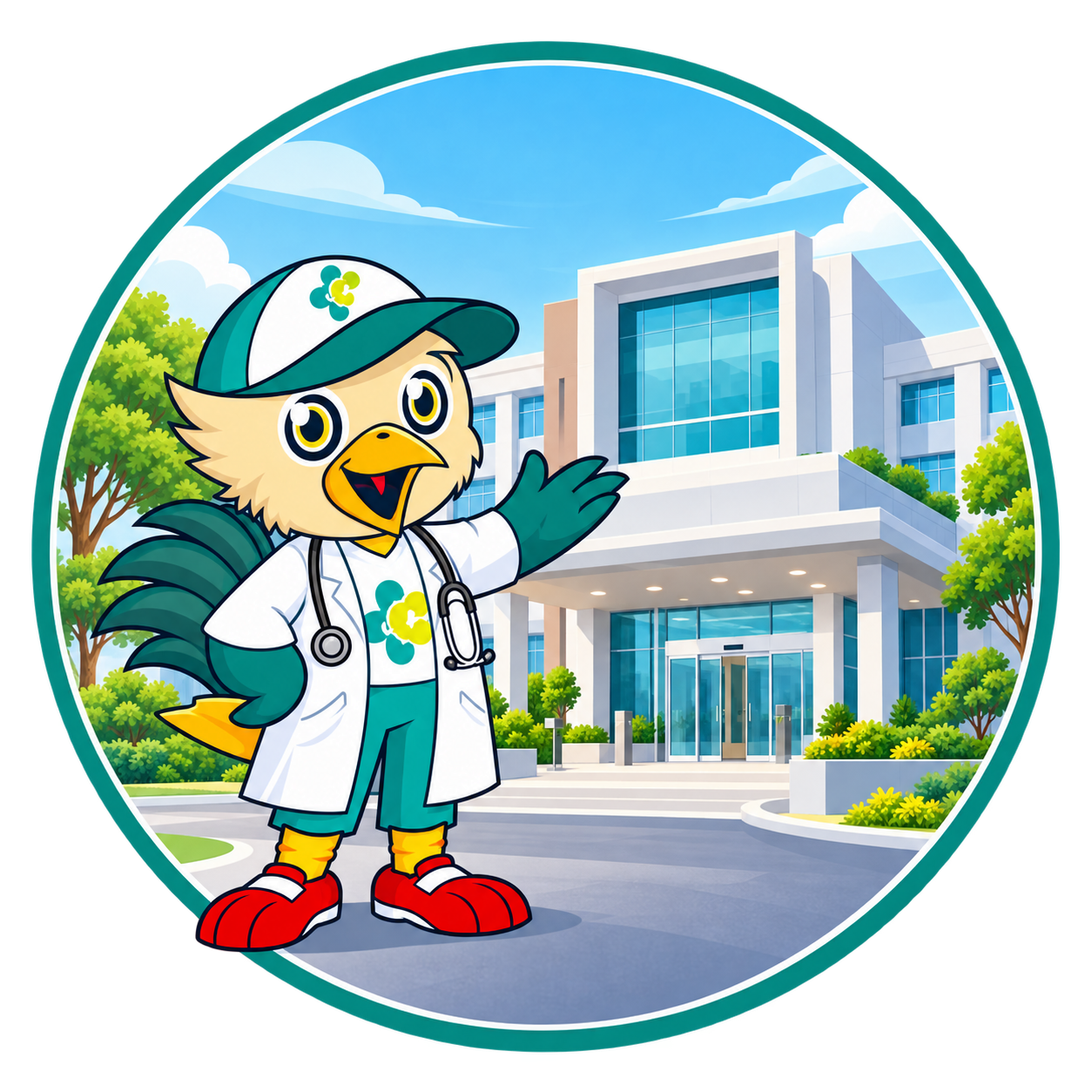 Maskot UPT Kesehatan